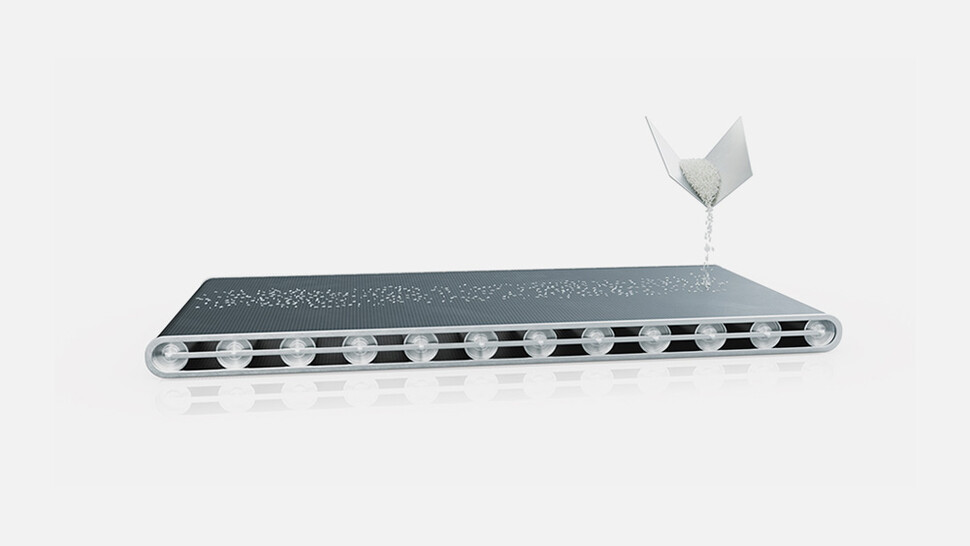 Image Conveyor technology, Keeping Bulk Material Pourable